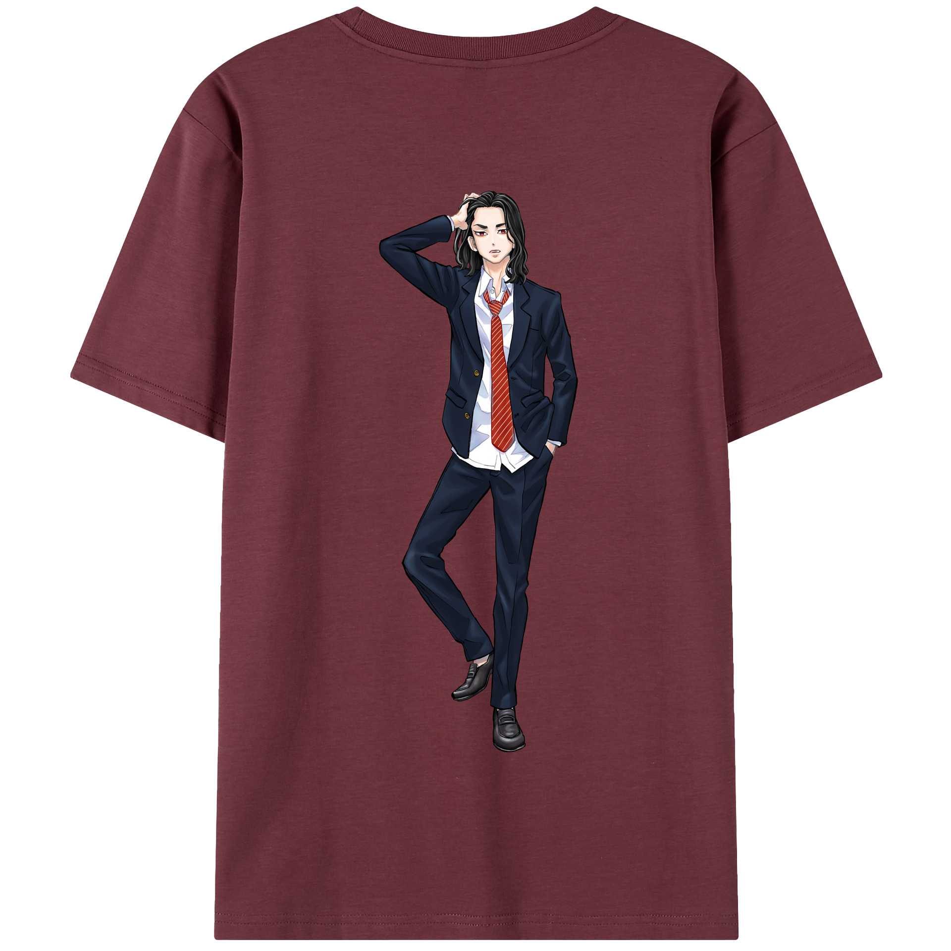 （画像用） 東京リベンジャーズ Tokyo Revengers 綿100％半袖Tシャツ（背面プリント）
